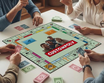 Personalized Board Game: Handmade Custom Family Gift