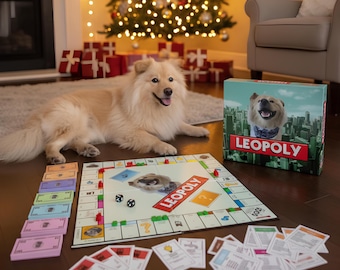 Custompoly Board Game, Personalized Board Game, Custom Board Game, Customized Game, Personalized Game, Board Game-Complete Game