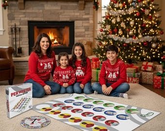 Custom Twister Rug Game: Personalized Interactive Family Fun