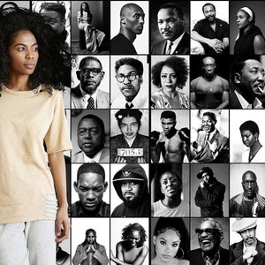 Black Icons Collage Wallpaper – African American Leaders Wall Mural #3