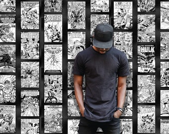 Vintage Comic Book Collage Wallpaper: Removable or Traditional #1