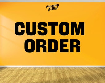 Custom Order Peel and Stick (Removable) Wallpaper for Evan Clark