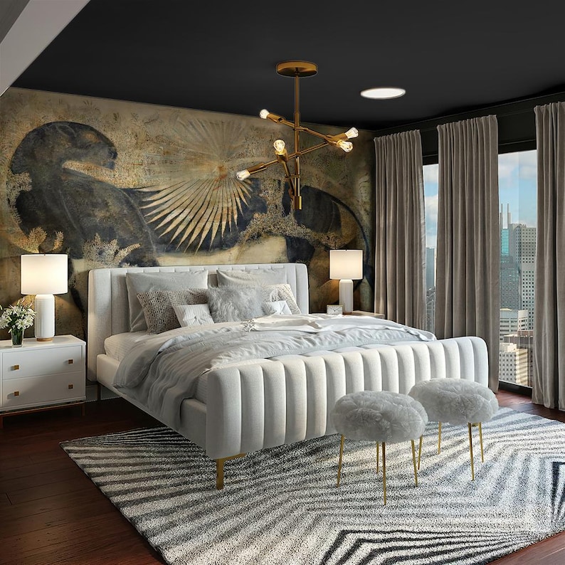 black panther wall decor