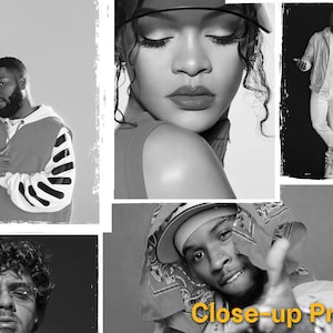 Rap & Rnb Legends Wallpaper: Black Music Icons Collage #34 - Etsy