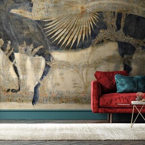 tempera painting mural