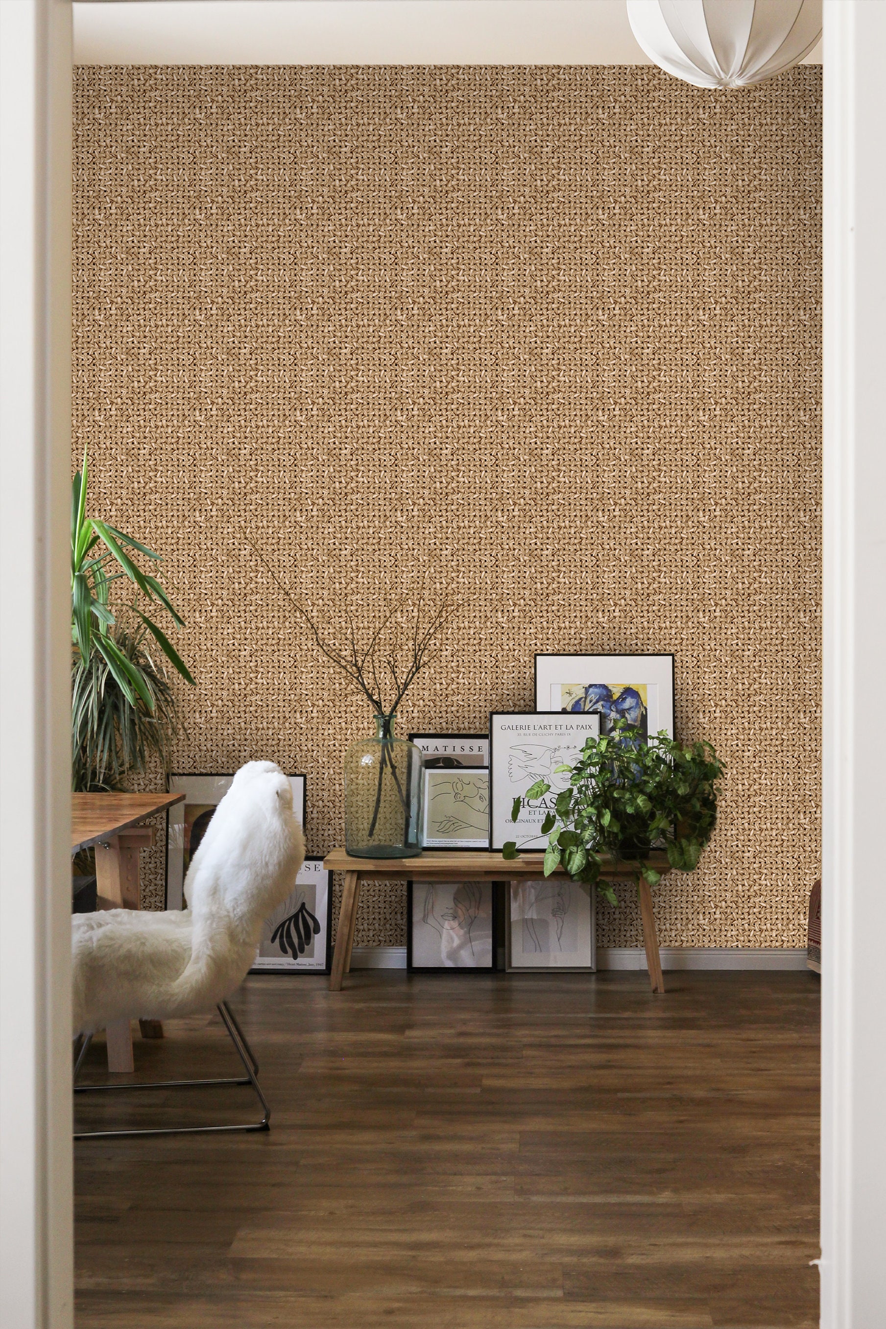 Papel tapiz de textura rústica de mimbre, autoadhesivo o tradicional n.° 44  - Etsy México, image size:1809x2714