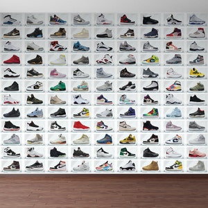 Sneakers Room Traditional or Peel and Stick Wallpaper Jordan - Etsy