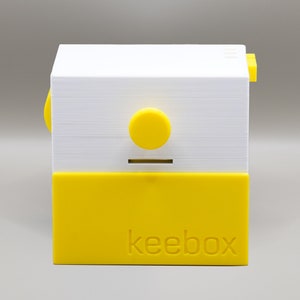 keebox yellow, sequential discovery puzzle box Bild 3