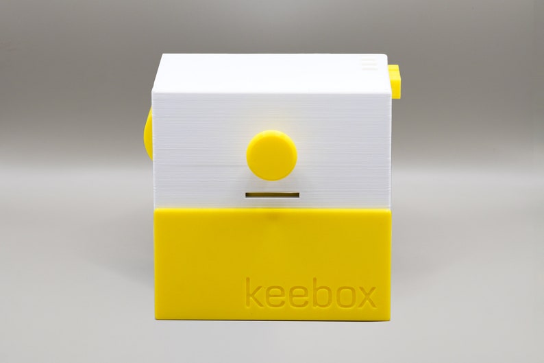 keebox yellow, sequential discovery puzzle box Bild 3
