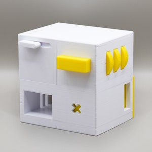 keebox yellow, sequential discovery puzzle box Bild 2