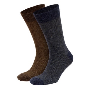 Warm wool socks, 2 pairs of socks for him, comfortable socks for men, casual winter socks, (size 40-44)