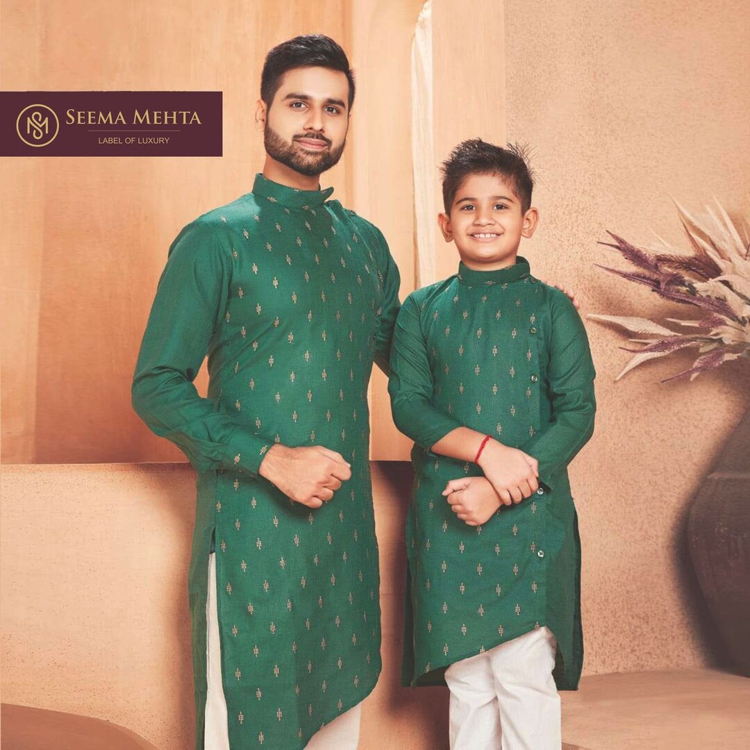 Mens Kurta Jacket Set Etsy