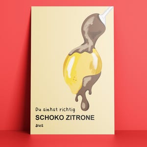 Schoko Zitrone, TikTok, Temptation Island, Reality TV, Trash TV, Geschenk, Grußkarte, Karte, Valentinstag, digitaler Download