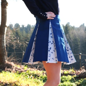 Skirt HARPER with Box Pleats PDF Sewing Pattern Sizes 34-46 4-16 Instant Download in A4, Letter, A0, 36x48 image 5