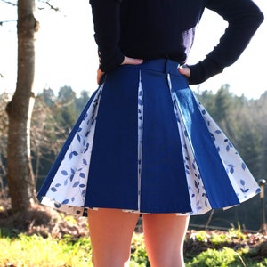 Skirt HARPER with Box Pleats PDF Sewing Pattern Sizes 34-46 4-16 Instant Download in A4, Letter, A0, 36x48 image 4