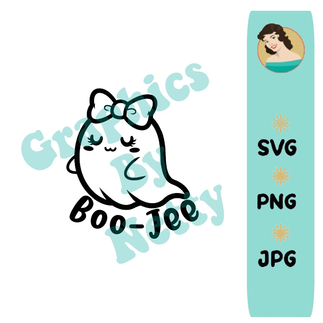 Boojee Ghost Jpeg/svg/png Format Commercial Use Digital Stamp Outlines ...