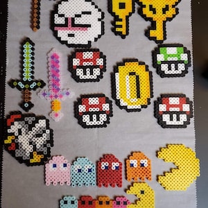 Miscellaneous Video Game Perler Bead