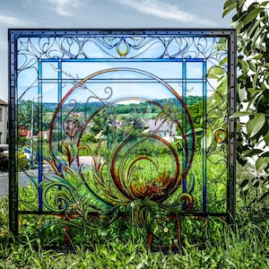 Custom-made and made-to-order stained glass painting l Handmade