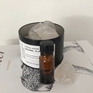 Crystal healing room diffusers home fragrance essential oil diffuser handmade home decor Clear Quartz