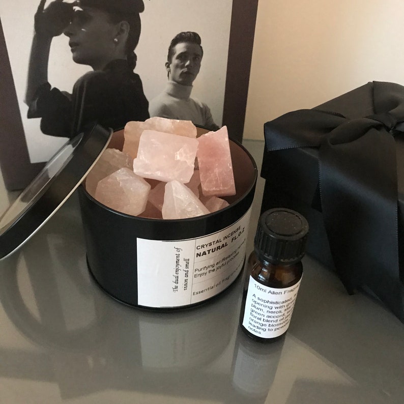 Crystal healing room diffusers home fragrance essential oil diffuser handmade home decor Rose Quartz