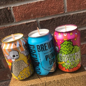 Ipa brew dog beer can beavertown candle various styles handmade home decor