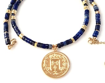 collar de lapislázuli