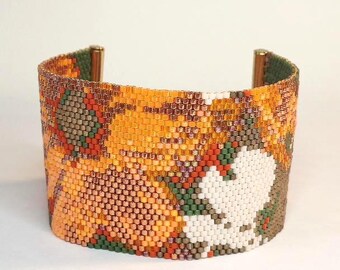 Pulsera tejida con cuentas Miyuki