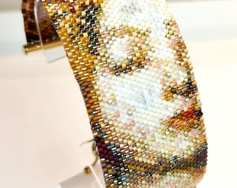 Pulsera tejida con cuentas Miyuki