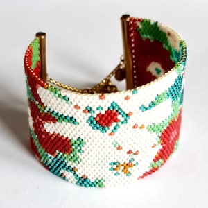 MIYUKI beaded woven bracelet
