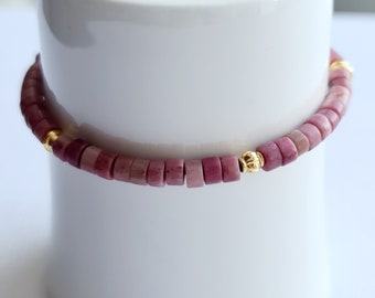 Pulsera de rodonita
