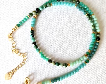 Pulsera de cuentas turquesas