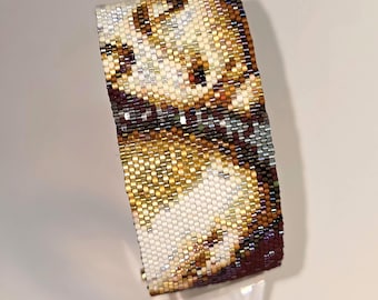 Pulsera tejida con cuentas Miyuki