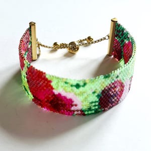 MIYUKI beaded woven bracelet