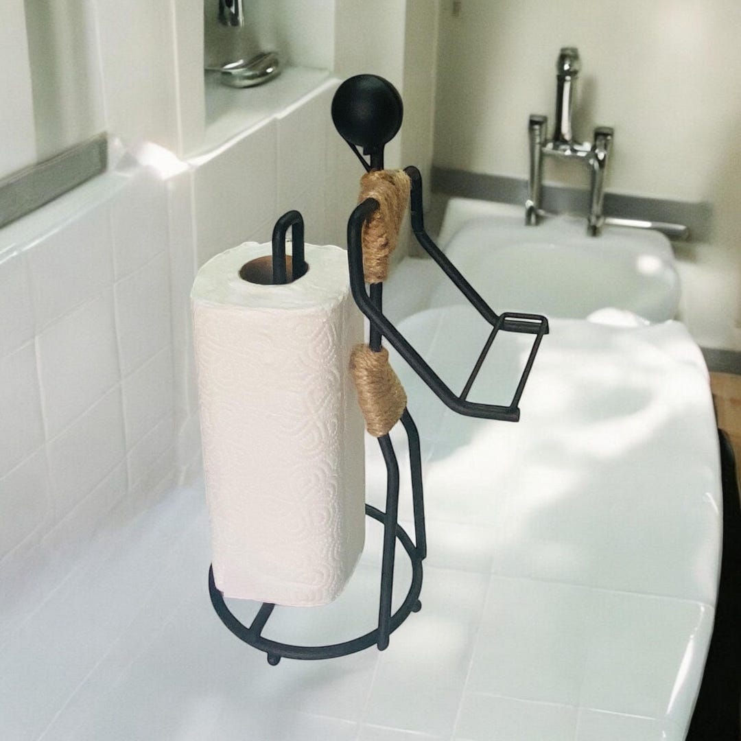 Bathroom Paper Towel Holder - Paper Roll Towel Holder, Kitchen Decor ...