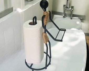 Bathroom Paper Towel Holder - Paper Roll Towel Holder, Kitchen Decor, Home Decor, Kitchen Organizer, Paper Towel Holder, Home Gift