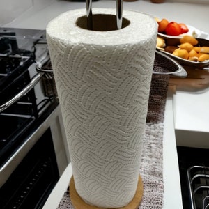 Soporte para toallas de papel, soporte para toallas de papel de cocina, decoración de cocina, decoración del hogar, organizador de cocina, soporte para toallas de papel, regalo para el hogar