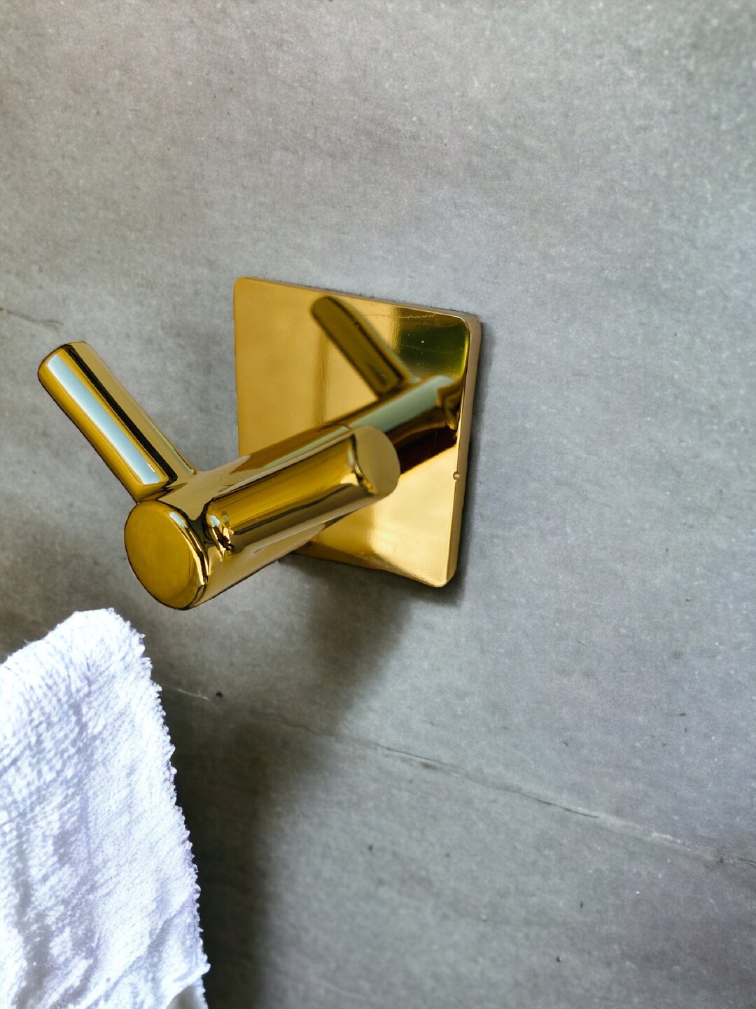 Self-adhesive Towel Hanger, Self Adhesive Hook for Kitchen Bathroom, Stick on Wall Adhesive ...