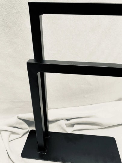 Bathroom Towel Rack Black Towel Holder Towel Drying Rack - Etsy