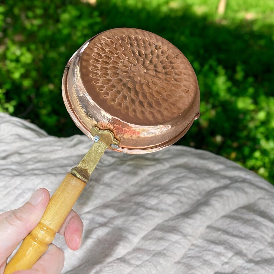 Handmade Pan Copper Pan, Handmade Copper Pan, Handmade Forged Copper Pot, Frying Pan ...