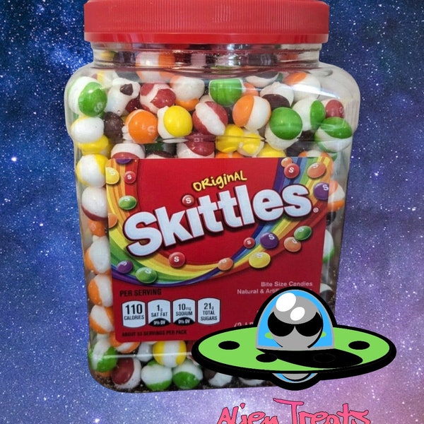 Freeze Dried Candy l Tub l Bulk  l Rainbow Crunchy Alien Balls l Space Candy l Space Food l Aliens l Treats