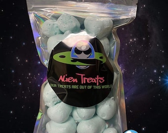 Freeze Dried Candy l Cotton Candy l Taffy l Melts in your mouth l Sweet l Blue l Yummy