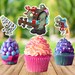 Plants Vs Zombies Cupcake Toppers Printable Zombie Party Decor Plants ...