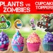 Plants Vs Zombies Cupcake Toppers Printable Zombie Party - Etsy