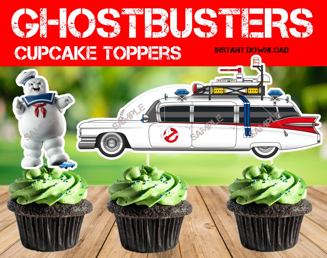 Ghost Busters Cupcake Toppers Inspired by Ghostbusters Movie - Etsy