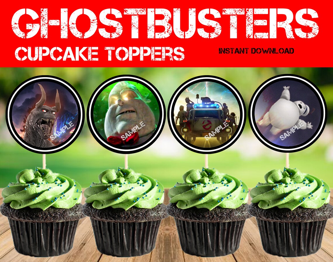 Ghost Busters Cupcake Toppers Inspired by Ghostbusters Movie - Etsy
