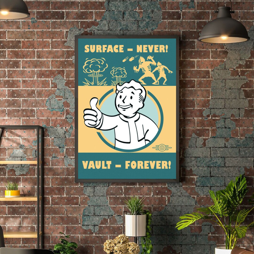 Fallout Poster A2/A3/A4/A5 Birthday Nuke Posters Digital Download File ...