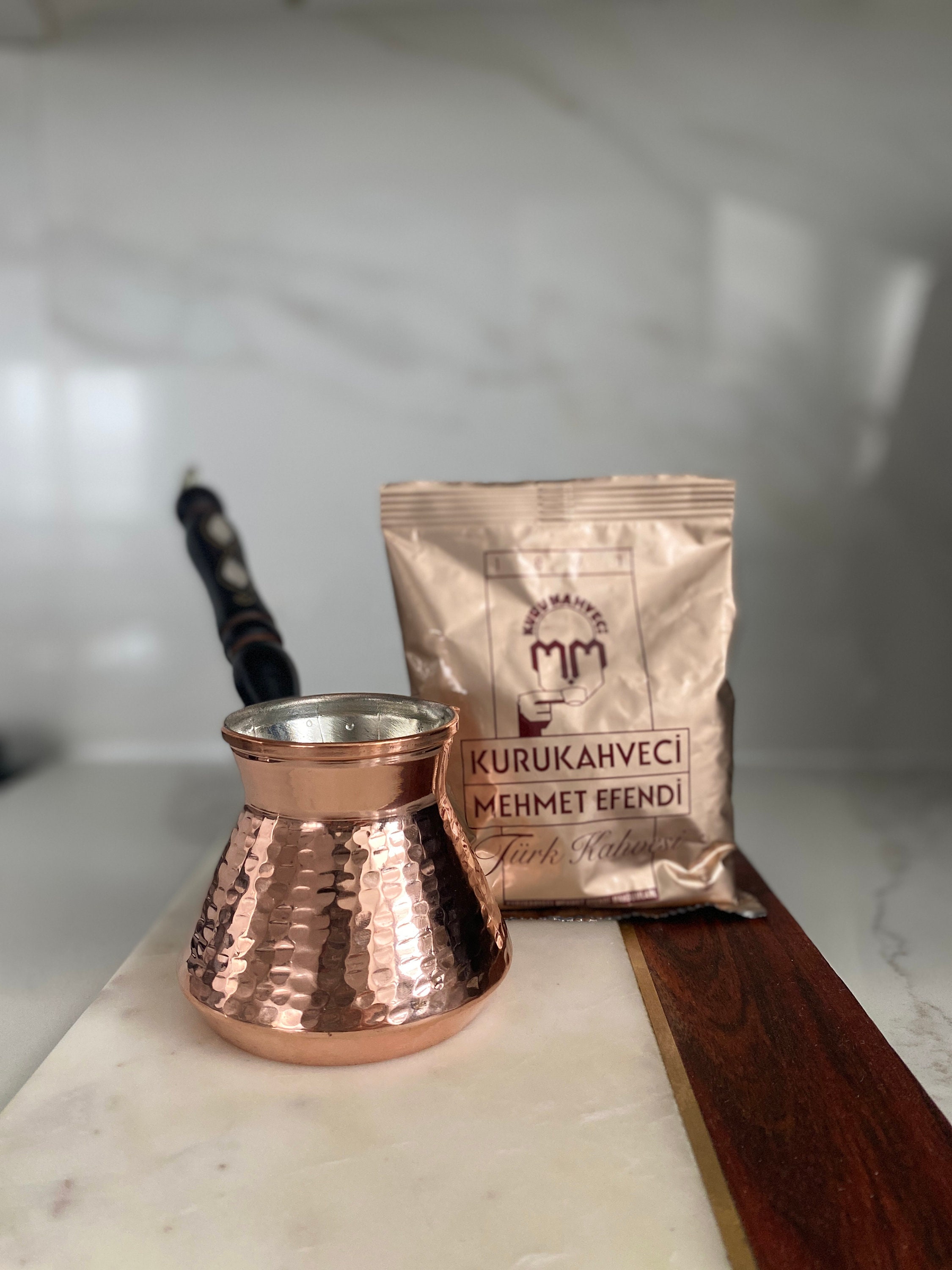 Granite Turkish Coffee Pot, Greek Arabic Coffee Maker, Jezve Ibrik Briki  for the Stovetop. 18 oz 