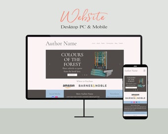 Wix Website Design Template | Self Publishing Indie Author | Simple and Easy Interface | 03