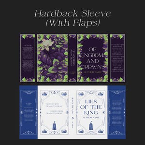 Hardcover Dust Jacket Add-on: Self Publishing Cover Design