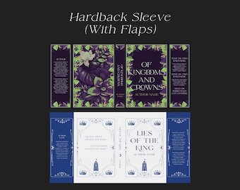 Hardcover Dust Jacket Add-on: Self Publishing Cover Design